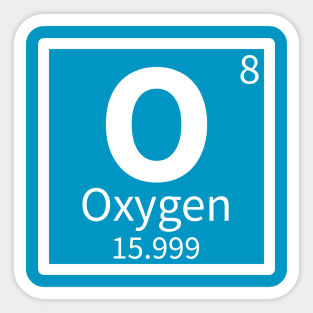 Oxygen — Periodic Table Element 8 Sticker